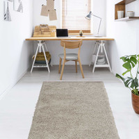 Jazz Shaggy Rug Light Natural Runner