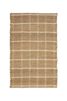 Jute Check Natural Rug