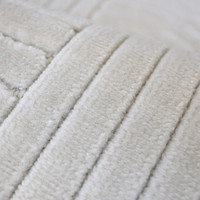 Malmo Knot White Contemporary Indoor Outdoor Rug
