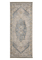 Mateo Medallion Blue Vintage Rug Runner