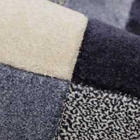 Newport Blocks Blue Rug Runner