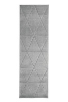 Newport Capleton Grey Plain Rug Runner