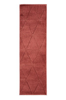 Newport Capleton Red Plain Rug Runner