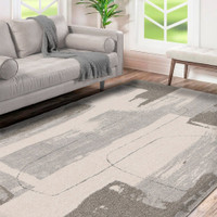 Pure Abstract Natural Grey Rug