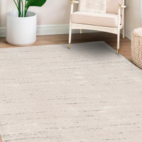 Pure Semi Plain Natural Beige Rug