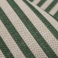 County Multi Stripe Green Indoor Outside Rug