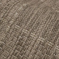 Flatweave Gel Check Latte Rug Runner