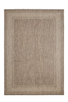 Flatweave Gel Greek Key Latte Rug