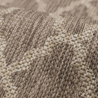 Flatweave Gel Trellis Latte Rug Runner