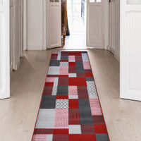 Maestro Montreal Red Rug Runner