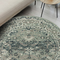 Maestro New Traditional Sage Circle Rug