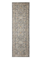 Raja Traditional Grey Rug Runner