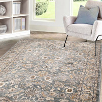 Raja Traditional Grey Rug