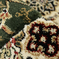 Victoria Traditional Green Rug Runner