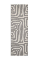 County Zebra Grey Indoor Outdoor Rug Runner