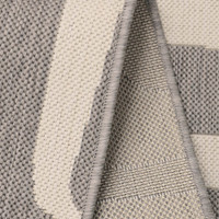 County Zebra Grey Indoor Outdoor Rug Runner