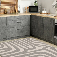 County Zebra Grey Indoor Outdoor Rug