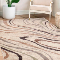 Gio Waves Natural Rug