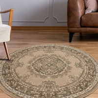 Maestro Traditional Natural Rug Circle