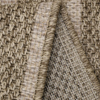 Summer Stripe Natural Garden Rug