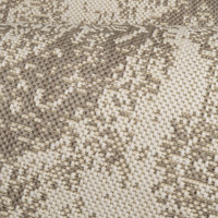 County Medallion Natural Indoor Outdoor Rug