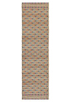 Lagos Checkerboard Handwoven Multi Rug Runner