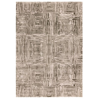 Kuza Portrait Abstract Geo Khaki Green Rug