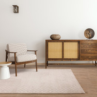 Laurent LA01 Boho Abstract Beige Rug