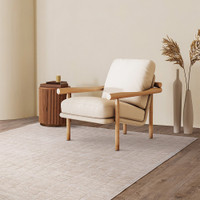 Laurent LA08 Boho Abstract Beige Rug