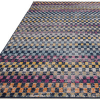 Muse Check Bright MU30 Modern Multi Rug