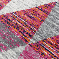 Muse Harlequin MU24 Modern Geo Pink Rug
