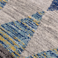 Muse Harlequin MU25 Modern Geo Blue Rug