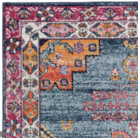 Muse Medallion Bright MU29 Traditional Multi Rug