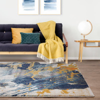 Nova Sonic NV41 Abstract Blue Rug