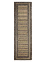 Flatweave Gel Border Natural Rug Runner