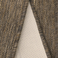 Flatweave Gel Border Natural Rug