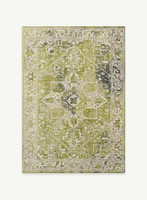 Tabriz Olive Wood 9645 Indoor Outdoor Washable Eco Rug