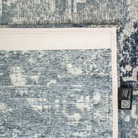 Tabriz Atlantide Blue 9646 Indoor Outdoor Washable Eco Rug