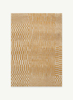 Structures Berber Erg Yellow 9648 Indoor Outdoor Washable Eco Rug