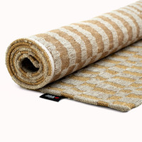 Structures Berber Erg Yellow 9648 Indoor Outdoor Washable Eco Rug