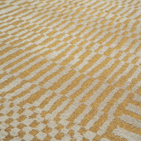 Structures Berber Erg Yellow 9648 Indoor Outdoor Washable Eco Rug