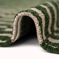 Structures Berber Oasis Green 9650 Indoor Outdoor Washable Eco Rug