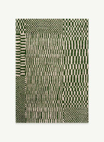 Structures Berber Oasis Green 9650 Indoor Outdoor Washable Eco Rug