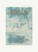 Virgin Land Neptune Blue 9656 Indoor Outdoor Washable Eco Rug