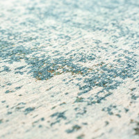Virgin Land Neptune Blue 9656 Indoor Outdoor Washable Eco Rug