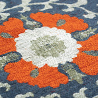 Suzani Nordic Blue 9730 Indoor Outdoor Washable Eco Rug