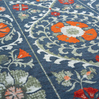 Suzani Nordic Blue 9730 Indoor Outdoor Washable Eco Rug
