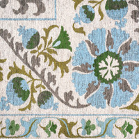 Suzani Slavia Blue 9732 Indoor Outdoor Washable Eco Rug