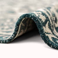 Suzani Notos Green 9733 Indoor Outdoor Washable Eco Rug