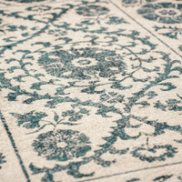 Suzani Notos Green 9733 Indoor Outdoor Washable Eco Rug